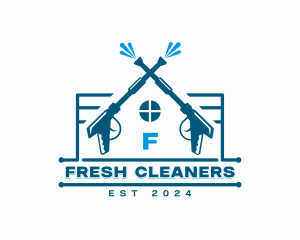 Pressure Washer Cleaner logo design