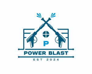 Pressure Washer Cleaner logo design