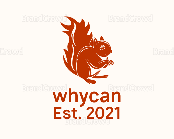 Red Squirrel Tail Logo