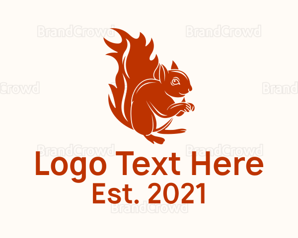 Red Squirrel Tail Logo