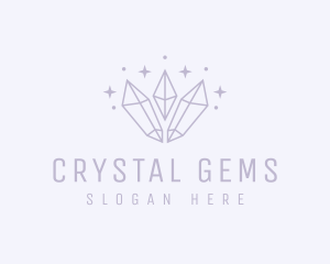 Luxury Jewelry Crystal logo design