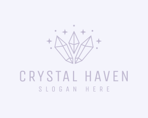 Luxury Jewelry Crystal logo design