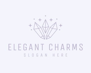 Luxury Jewelry Crystal logo design