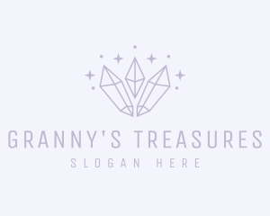 Luxury Jewelry Crystal logo design