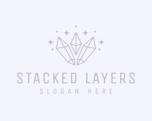 Luxury Jewelry Crystal logo design