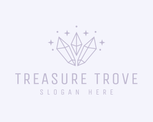 Luxury Jewelry Crystal logo design