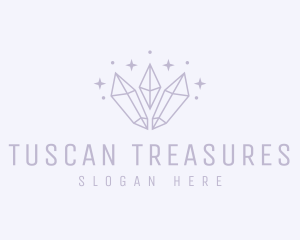 Luxury Jewelry Crystal logo design