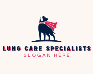 Pet Dog Superhero logo design