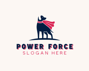 Superhero - Pet Dog Superhero logo design