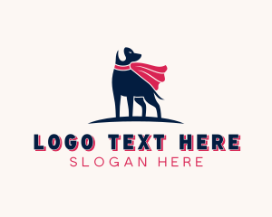 Superhero - Pet Dog Superhero logo design