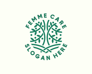 Tree Lawn Care Farm  logo design