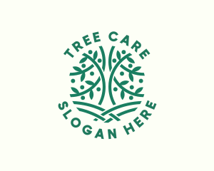 Tree Lawn Care Farm  logo design