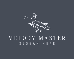 Musician - Trombone Musician Instrument logo design