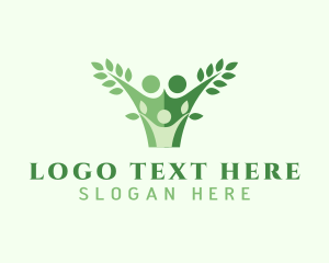 Community Center - Natural Leaf Community logo design