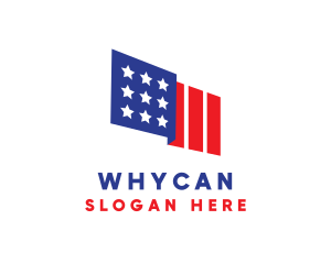 National American Flag Logo