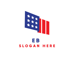 United States - National American Flag logo design