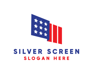Senate - National American Flag logo design