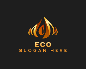 Fire Flame Heat Logo