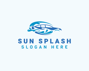 Auto Water Splash logo design