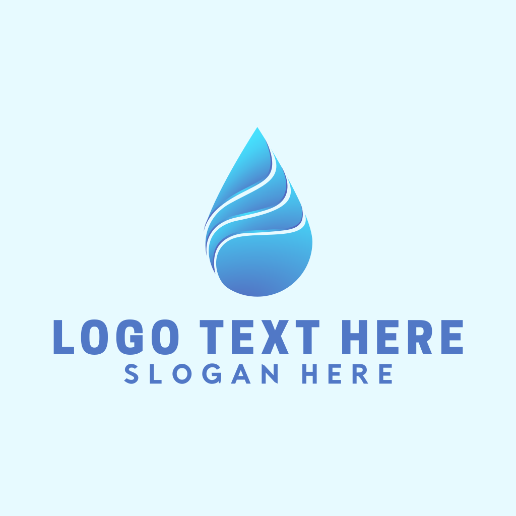 Blue Abstract Water Logo | BrandCrowd Logo Maker