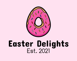 Easter - Easter Donut Egg logo design