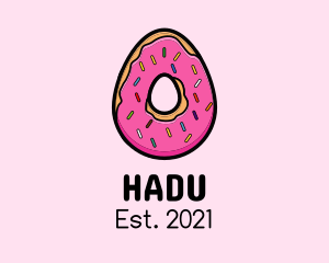 Baker - Easter Donut Egg logo design