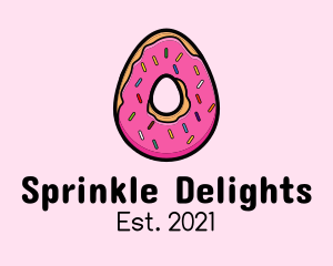 Easter Donut Egg  logo design