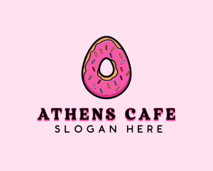 Pastry Donut Sprinkles logo design