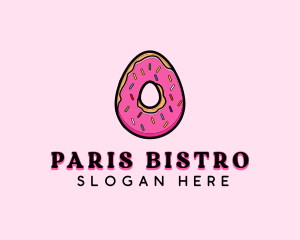 Pastry Donut Sprinkles logo design