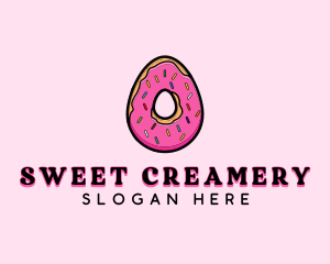 Pastry Donut Sprinkles logo design