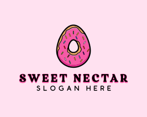 Pastry Donut Sprinkles logo design