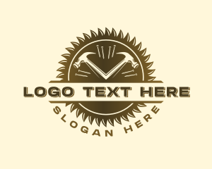 Logger - Woodwork Saw Carpentry logo design
