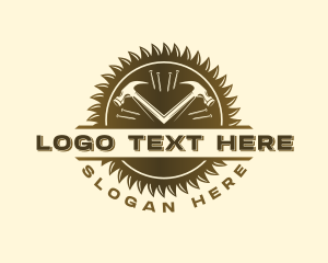 Log - Woodwork Saw Carpentry logo design