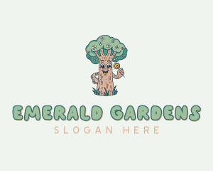 Floral Tree Gardening logo design