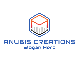 Tech Cube Statistics logo design