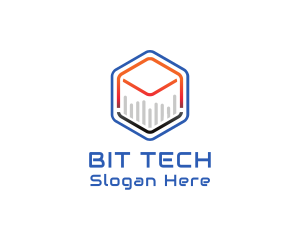 Tech Cube Statistics logo design