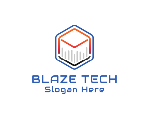 Tech Cube Statistics logo design