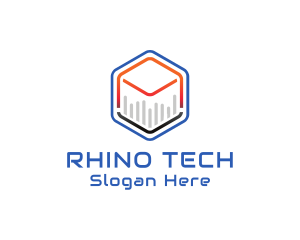 Tech Cube Statistics logo design