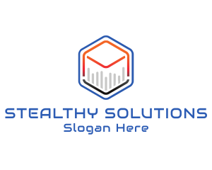 Tech Cube Statistics logo design