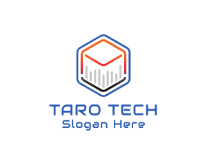 Tech Cube Statistics logo design