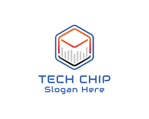 Tech Cube Statistics logo design