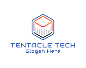 Tech Cube Statistics logo design