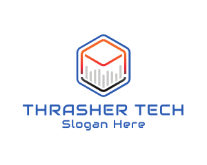 Tech Cube Statistics logo design