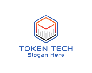 Tech Cube Statistics logo design