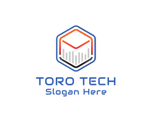 Tech Cube Statistics logo design