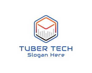 Tech Cube Statistics logo design