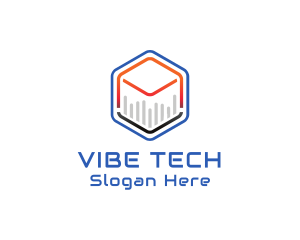 Tech Cube Statistics logo design