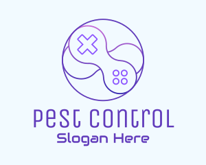 Digital Game Controller logo design