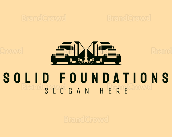 Freight Forwarding Truck Logo