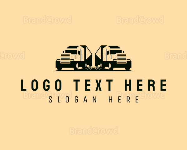 Freight Forwarding Truck Logo